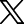 logo de x