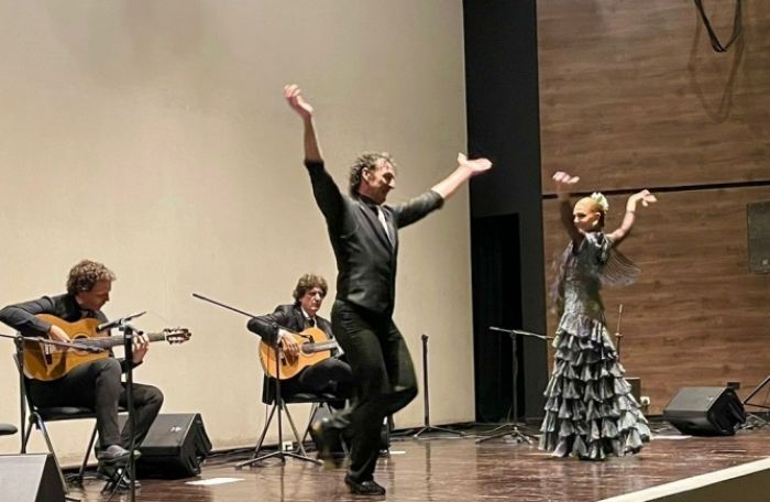 El flamenco de Cañizares fue ovacionado en el auditorio de la Cámara de  Comercio de Pereira 