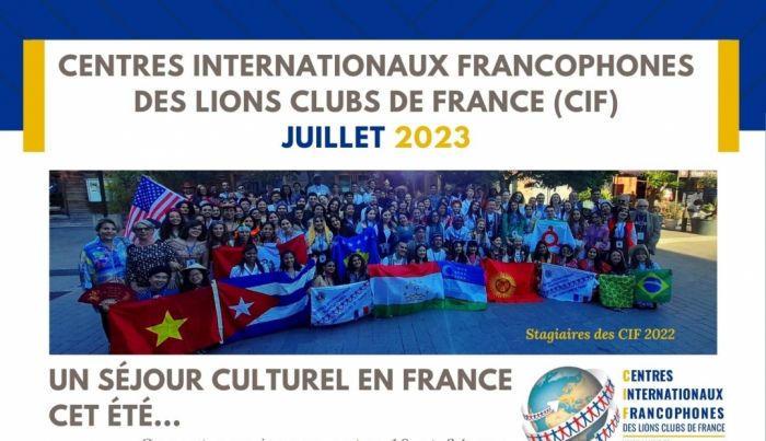 Inscriptions aux Centres Internationaux Francophones 2023