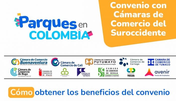 Afiliados Conoce el nuevo Convenido con Parques en Colombia