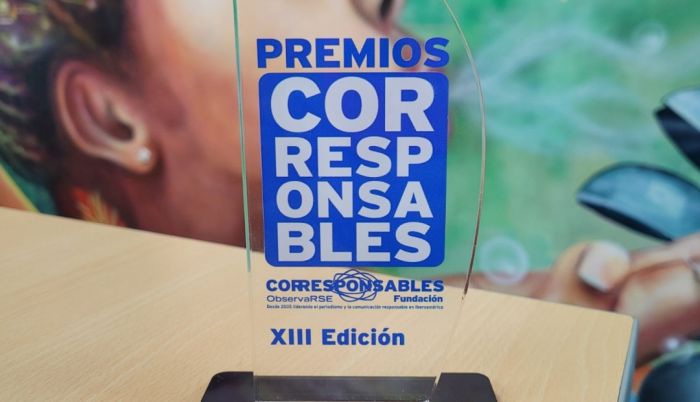 Ganador en los XIII Premios Corresponsables de Iberoamérica