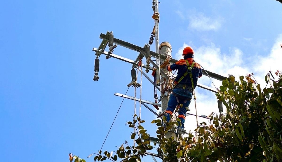 Falla en el servicio de energía eléctrica por deslizamiento de tierra