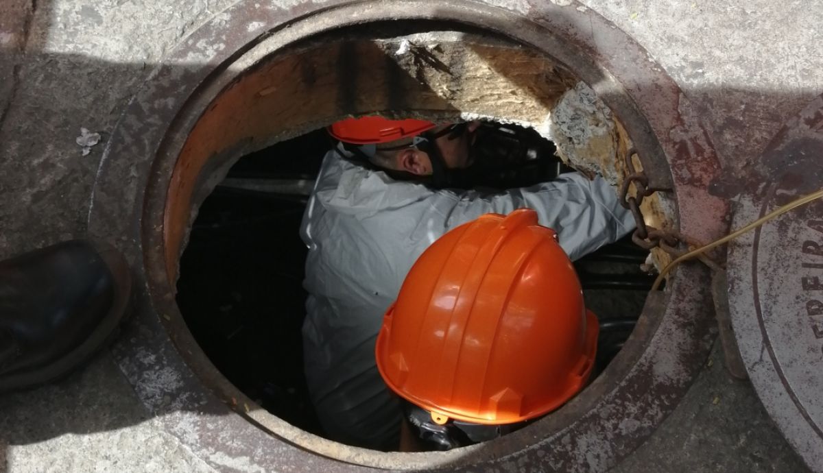Persona sufre quemaduras por hurto de cable