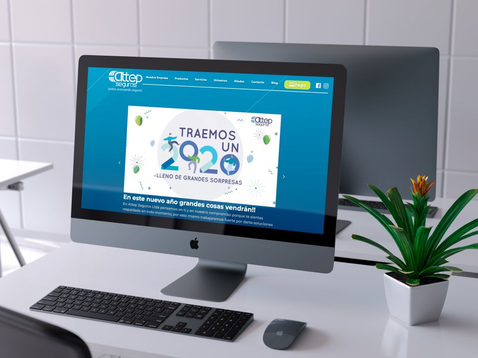 Diseño Web ATTEP Seguros Asesoría tecnica y profesional seguros LTDA - ATTEP