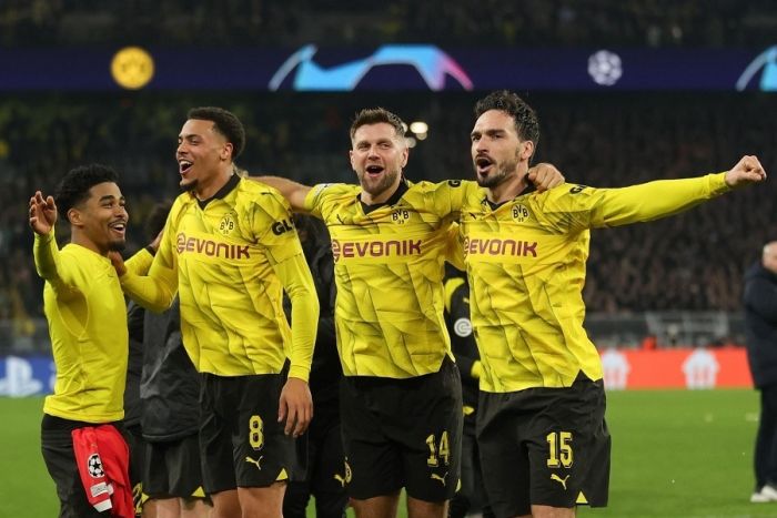 Borussia cuarta vez en 10 años entre los 8 mejores  de Champions 