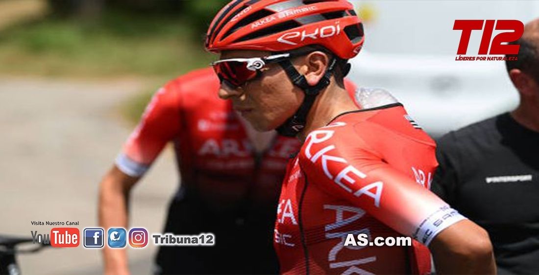 CICLISMO  Nairo Quintana salva el día pese a una caída en Occitania