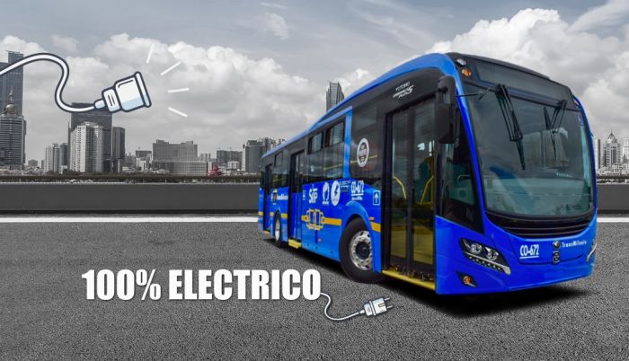 Primer bus eléctrico en Bogotá