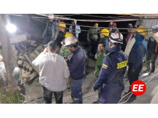 Rescatan con vida a nueve mineros atrapados en Lenguazaque, Cundinamarca