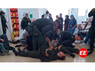 27 auxiliares de la Policía Quindío trasladados a centros asistenciales por supuesta intoxicación
