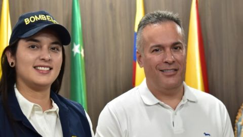 Por primera vez en 98 años, una mujer asume la dirección del Cuerpo Oficial de Bomberos Pereira
