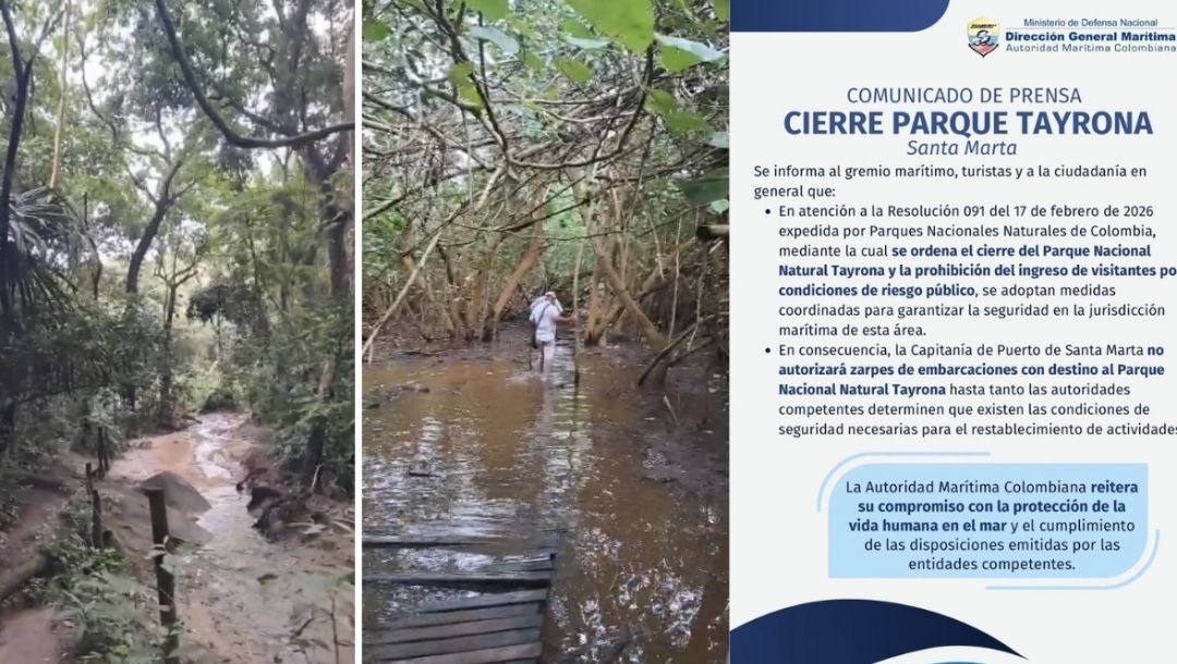Imagen de Gobierno ordenó cierre indefinido del Parque Nacional Natural Tayrona