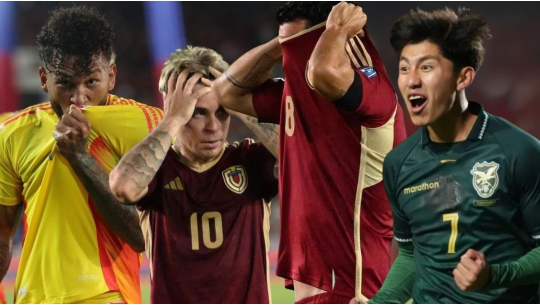 Imagen de Colombia venció a Venezuela, mientras Bolivia aseguró su repechaje al derrotar a Brasil 