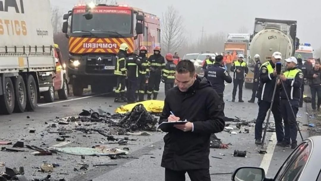 Imagen de Trágico accidente vial en Rumania deja sin vida hinchas que iban a partido de la Europa League