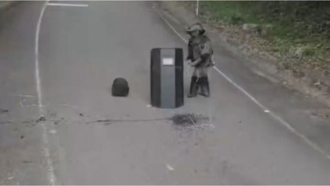 Imagen de Tropas de la Brigada 18 destruyen artefacto explosivo instalado por el ELN en vía de Arauca