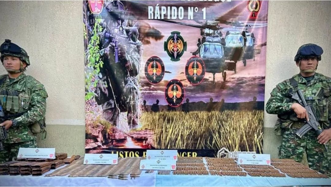 Imagen de Ejército halló campamento con armamento de disidencias en La Macarena, Meta