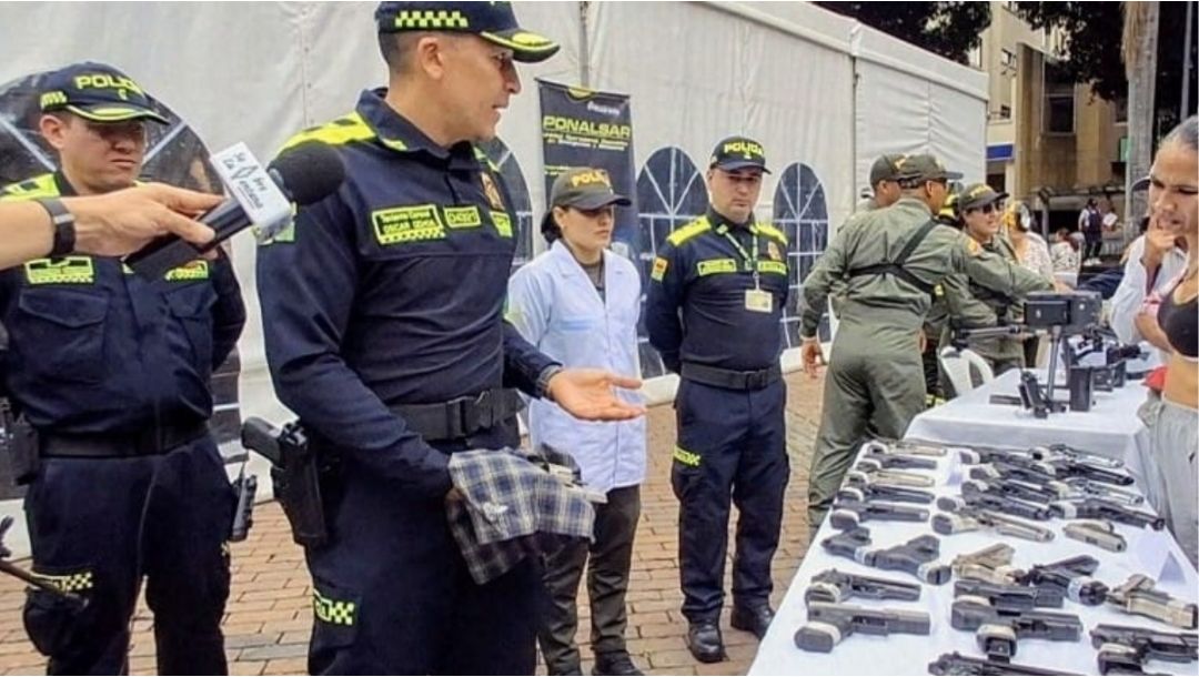 Imagen de Más de 170 armas de fuego han sido incautadas en Pereira por la Policía 