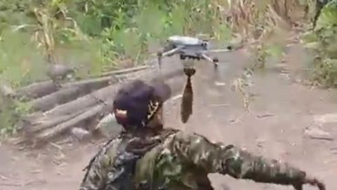 Drones con explosivos elevan tensión de orden público en la Sierra Nevada de Santa Marta