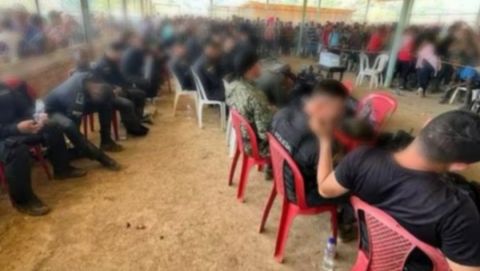 En prisión señalados de coordinar retención de policías y militares en 2025